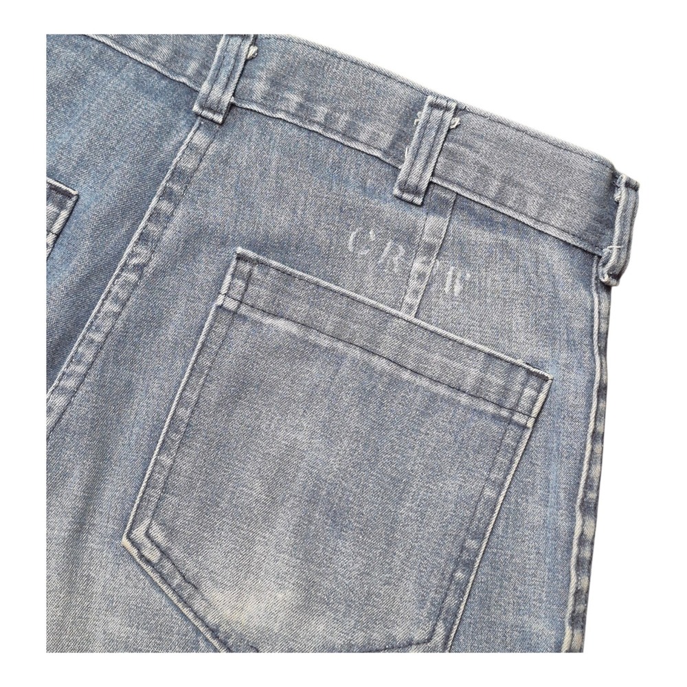 VTG 1987 Navdungaree Crow Mens 30 Bootcut Utility Trouser Jeans USA Workwear